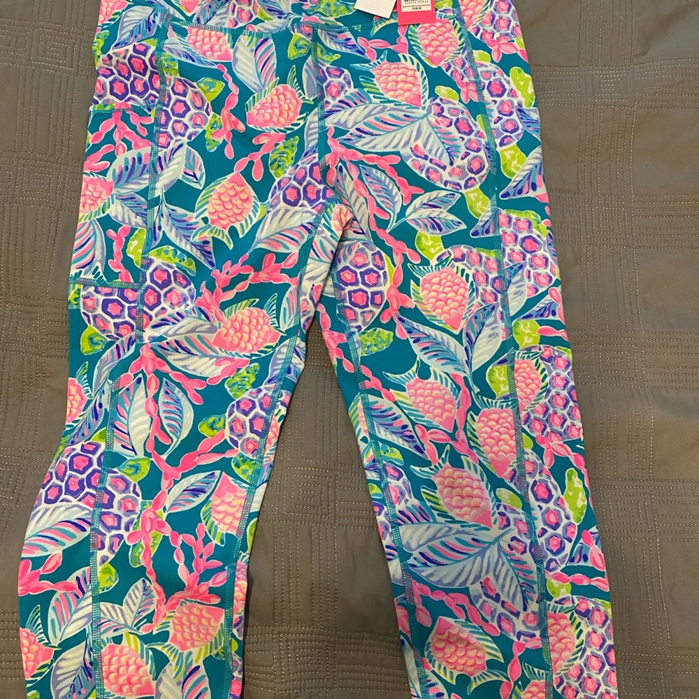 Lilly Pulitzer weekender crop leggings size Large NWT